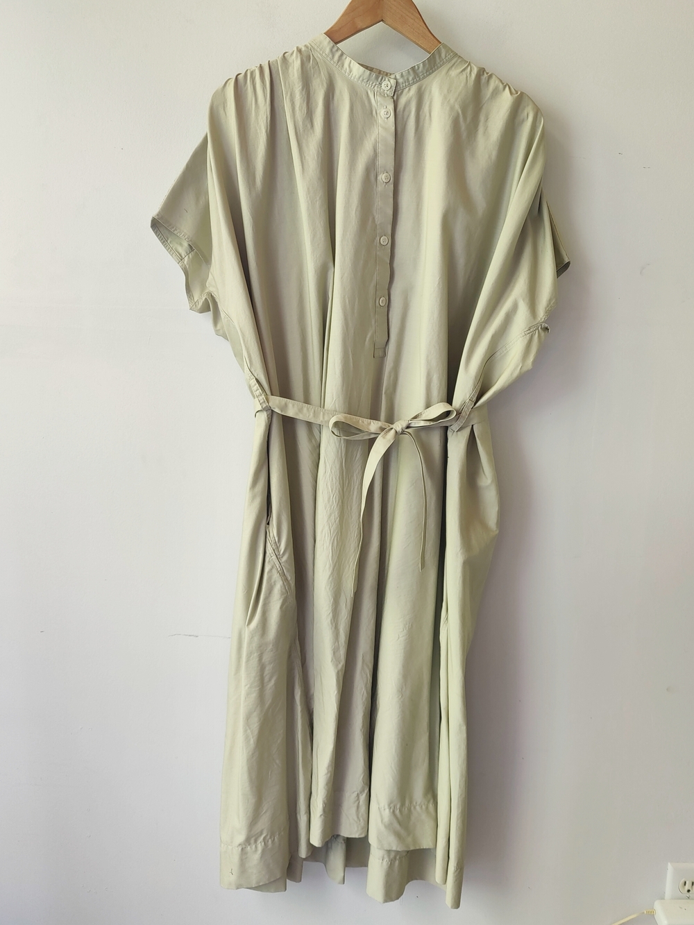 Uniqlo U Light Sage Oversized Dress L